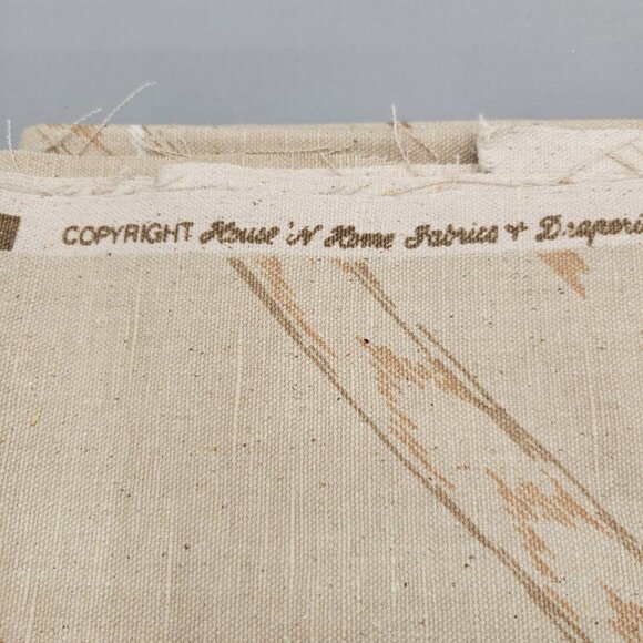 House and Home Fabrics and Draperies Upholstery Cotton Fabric 2.5 Yards - Picture 4 of 5